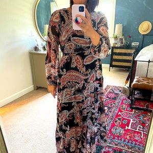 Anthropologie maxi dress SZ 12